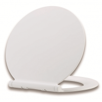 Adjustable hinges special slim round shape toilet seats cover