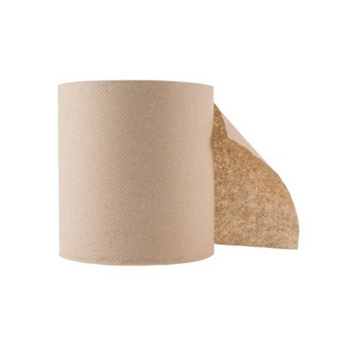 Custom Printed Brown Paper Roll Disposable Toilet Paper Towels Reel For Salons