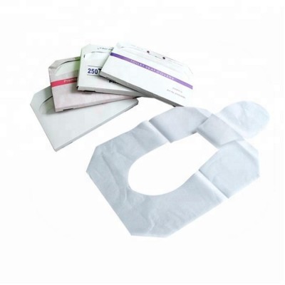 1/2 Half Single Fold White Disposable Paper Toilet Seat Cover