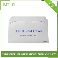 1/2 water soluble paper toilet seat cover